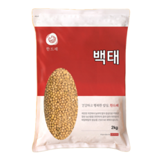 한드레 국산 백태 메주콩 2kg, 1개