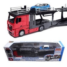 브라고 벤츠 멀티 카캐리어 모형 자동차장난감 중장비장난감 미니카포함 빅사이즈, 1개