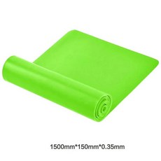 요가 필라테스 탄성 저항 밴드 피트니스 훈련 150cm 고무 체육관 천연, 04 green