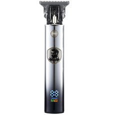 Kroaya USB 충전 그라데이션 빈티지 이발기, HC-228(실버)