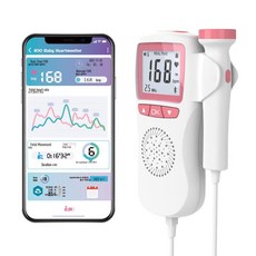 아기심장 소리듣는기계 태아 선물 심음 임산부 측정기, 150ml 커플드 1개