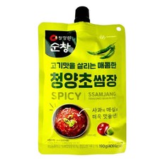 청정원 순창 청양초쌈장 190g x 7개 / 여행용 휴대용 간편개별포장
