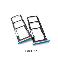 호환 SIM 카드 트레이 슬롯 홀더 어댑터 소켓 수리 부품 Motorola Moto G22 G32 G42, 02 For G32 Gold