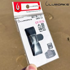 루웍스 낚시 스풀밴드 라인 보조 낚시 릴고정 벨트 릴줄 LWB-23, 1개, 블랙