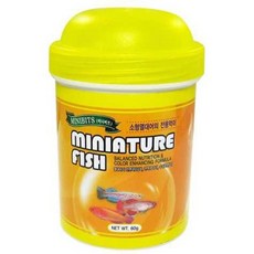 미니 소형 열대어 피쉬 물고기 관상어 사료 60g, 없음