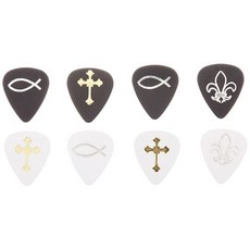 단드레아 쿨 플렉스 기타 피크 – 크리스찬 (12개) D’Andrea Cool Plecs Guitar Pick – Christian (12 Piece)
