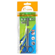 e-CARE 醫康 多功能剪刀 14cm 不鏽鋼, 1個, 直雙圓