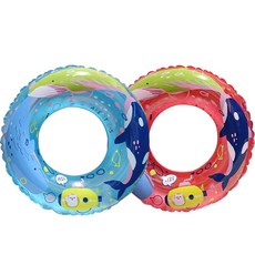 WEKO 30吋海洋世界泳圈，夏日水上活動必備，色彩鮮豔，安全耐用，輕巧易攜帶, 1個, 粉色