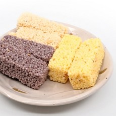 겨울간식 바삭 곡물강정 130g 흑미 기장 메밀 택1 과자, 흑미강정 [KY137], 1