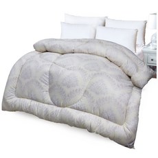 Indian 抗菌中空纖維被 磨毛透氣保暖 米色 6x7尺 (180x210公分), 米