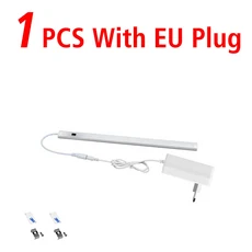 핸드 스윕 모션 센서 LED 조명 미국 EU 플러그 바 라이트 luz led movimiento 캐비닛 옷장 램프 주방, 02 3 Colors Changeable_01 40cm, 5) 1PCS EU Plug - White - 40cm