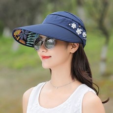 햇빛차단 여성 모자 비즈 썬캡 등산모자 예쁜 챙모자_JNJ216 imj+022vm