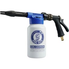 코일 캐논 | 에어컨 세척제 자동 거품 혼합 분무기 모든 세제 및 화학약품 호환 가능 5배 희석 비율, 64 온스 (1개 팩)