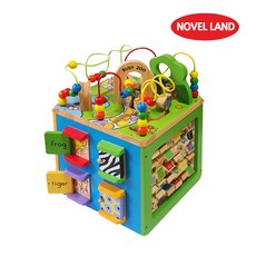 비지쥬 롤러코스터 원목교구 백일 돌선물 12개월 18개월 소근육 영유아필수 국민템 노벨랜드 페어런츠, 1개