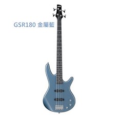 IBANEZ GSR180 電貝斯 初學推薦, 金屬藍