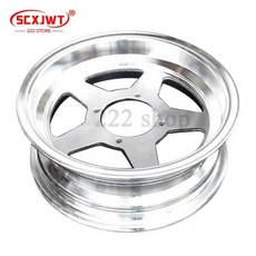 삼륜 오토바이용 라운드 리어 휠 보조 전동 알루미늄 공기 주입식 타이어 허브, 1. 2.75-10 4-hole, 기본