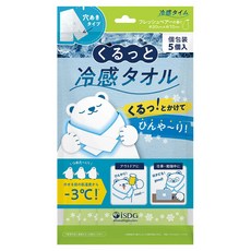 iSDG 휘릭 냉감 타월 프레시 페어 향 5개입, 1개