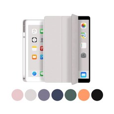 아이패드 에어3 10.5용 애플펜슬 수납홀더 스마트커버 케이스, 딥 그린, 1개