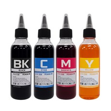OEM 오이엠 무한잉크 리필잉크 500ML 4색세트(BK.C.M.Y), 4색세트(BK.C.M.Y) 500ML, 1세트