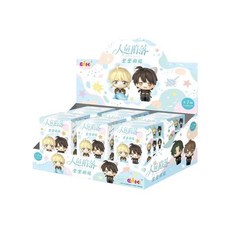 정품 EAKI 주술회전 사카모토 블라인드박스 풀세트 귀여운 피규어, End box 6pcs -N