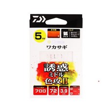 다이와(DAIWA) 빙어용 장치 크리스티아 와카사기 KC 유혹 미들 색공 2M5개-1.0