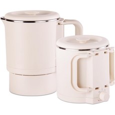 소형 휴대용 전기 주전자 0.8L 접이식 미니 여행용 304 스테인리스 스틸 다기능 전기솥 냄비