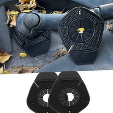 차량용품 자동차와이퍼 구멍 보호커버 실리콘 방진 낙하방지, 블랙 2p