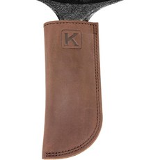 KNAPP 鑄鐵鍋專用波本牛皮鍋柄隔熱套 (手工製), 1個, B08LTV7918