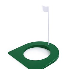 실리콘 고무 홀컵 퍼팅 스트로크 가정용골프연습 퍼팅연습기, 상세페이지 참조, 1개