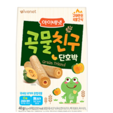 아이배냇 곡물친구, 단호박맛, 40g, 2개