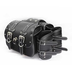 바이크 사이드백 오토바이 사이드가방 리어백 캔버스, 98호 2색 대형 쌍-워터백 2개