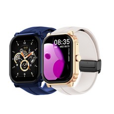 【Ergotech】人因 SW210 2.01吋 5ATM游泳心率血氧藍牙通話腕錶 可通話 智慧手錶 運動手環, 2.1吋, SW210智慧腕錶_奶茶金, 藍牙