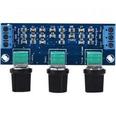 볼륨 톤 컨트롤 보드 오디오 프리앰프 모듈 채널 효과 보드용 전문 시스템용 등