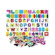 언어발달 단어매칭 글자공부 자석놀이 자석교구 자석글자 혼합, 1개