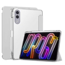케이스나라 레노버탭 샤오신패드 프로 PRO GT 요가탭 YOGA TAB 11.1 AI TB-710FU 호환 펜슬 수납 케이스 커버, 그레이, 1개