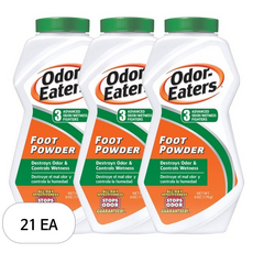 오더이터 풋 파우더, 1개입, 21개, 170g