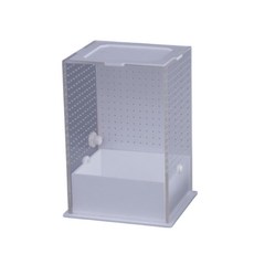 타란툴라 거미 키우기 세로형 사마귀 전용 케이지, 1개, 화이트 소사이즈