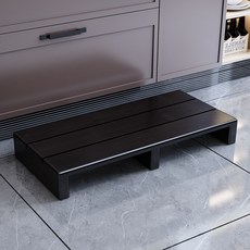 방부목 발디딤대 야외 발코니 키높이 테라스 보조발판 받침대, 80x30x11 블랙, 1개, 80x30x11 블랙