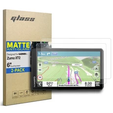 INNOSURE [2팩] Garmin Zumo XT2 Zauts MO 6인치용으로 설계됨 [장갑 및 케이스 친화적] 강화 유리 보호기, 02 Matte, 01 6 Inch, 01 CHINA