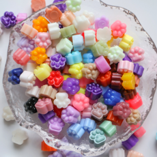 문빵구 실링왁스 비즈믹스 혼합왁스 플라워 팝 디자인 100개입 29g, 1개, 고양이 발바닥 실링왁스 쨍한 믹스