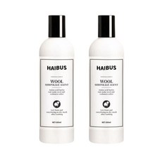 HAIBUS 海布森 羊毛縮水還原劑 溫和不傷衣物 羊絨防縮水洗滌劑, 2個, 500ml