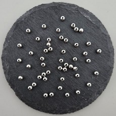 비즈톡 [SVP-82-04]순은볼 실버볼 4mm (내경1mm) 실버925 OR 1개