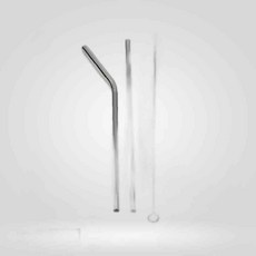 프로방스 스텐 빨대 긴빨대 3P세트 스트로우 음료빨대