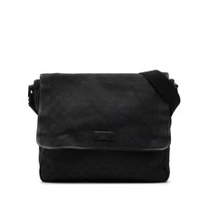 구찌 중고 2000-2015 GG 캔버스 플랩 메신저 크로스 백