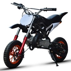 포켓 바이크 오토바이 오프로드 연습용 레트로 경주, 블랙