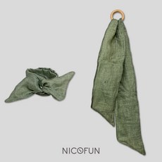 NICOFUN 魔術頭巾 寬版 鋁線造型髮帶