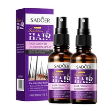 SADOER 薰衣草嫩膚延緩毛髮噴霧 除毛後護理 兩瓶組 30毫升, 2個, 30ml