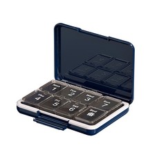 密封防潮藥盒 藥品分類收納盒, 藍色8個, 1個