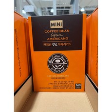 [국내매장]코스트코 커피빈 대용량 캡틴아메리카노 미니 가루 스틱커피 0.9g 140개입, 1개