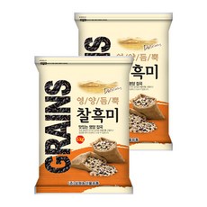 [삼원농산] 찰흑미 10kg (5kg/2개) - 2025년산 햅쌀 검정쌀, 2개, 5kg